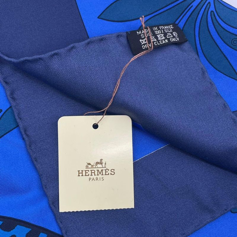 Hermes Carre 90 Scarf LES Leopard 100% Silk — view 8