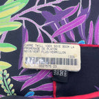 Hermes Carre 90 Silk Scarf LA Promenade de Platon Plato's Journey Purple — view 9