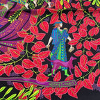 Hermes Carre 90 Silk Scarf LA Promenade de Platon Plato's Journey Purple — view 7