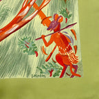 Hermes Scarf Carre 90 Kuggor Tree Fashion Silk Green Box — view 7
