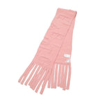 Bottega Veneta Scarf Fringe Embossed Logo Chenille Knit — view 2