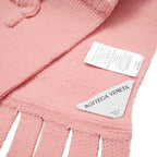 Bottega Veneta Scarf Fringe Embossed Logo Chenille Knit — view 6