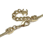 Chanel Coco Mark Long Necklace Gold Abe260 Accessories — view 7