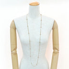 Chanel Coco Mark Long Necklace Gold Abe260 Accessories — view 9