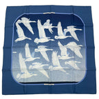 Hermes Carre 90 Scarf Migratory Bird 100% Silk Blue — view 2