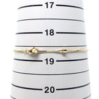 Gucci Bracelet Link To Love Logo Bar Venetian Chain 18K Pink Gold 16 — view 9