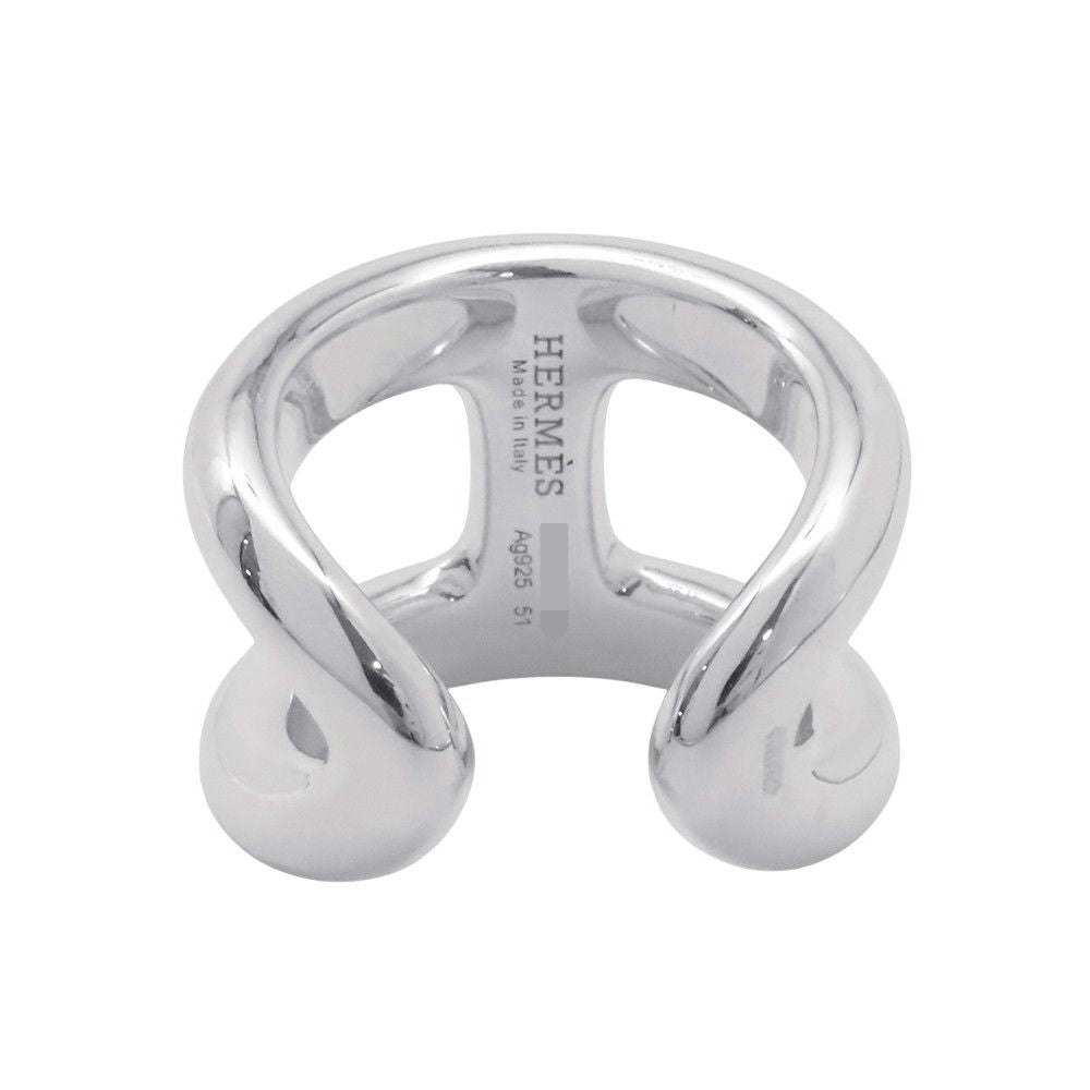 Hermes Ring Osmose GM Silver 51 — view 8