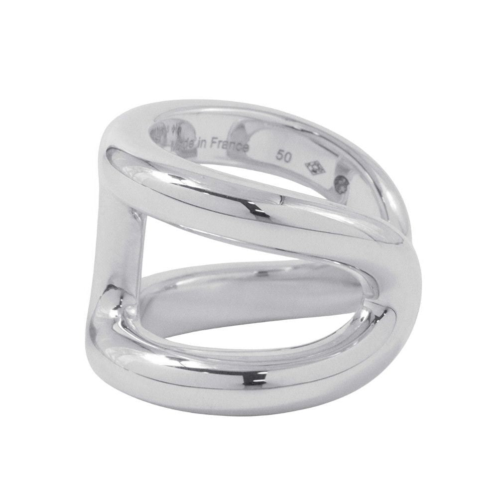 Hermes Ring Osmose GM Silver 50 — view 2