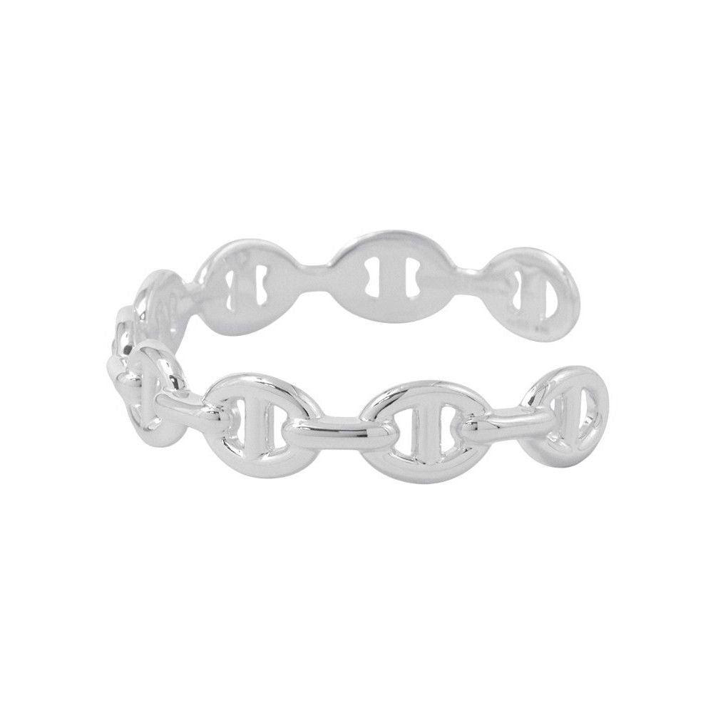 Hermes Bracelet Chaine D'ancre Bangle Silver — view 2