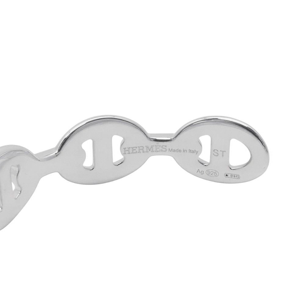 Hermes Bracelet Chaine D'ancre Bangle Silver — view 7