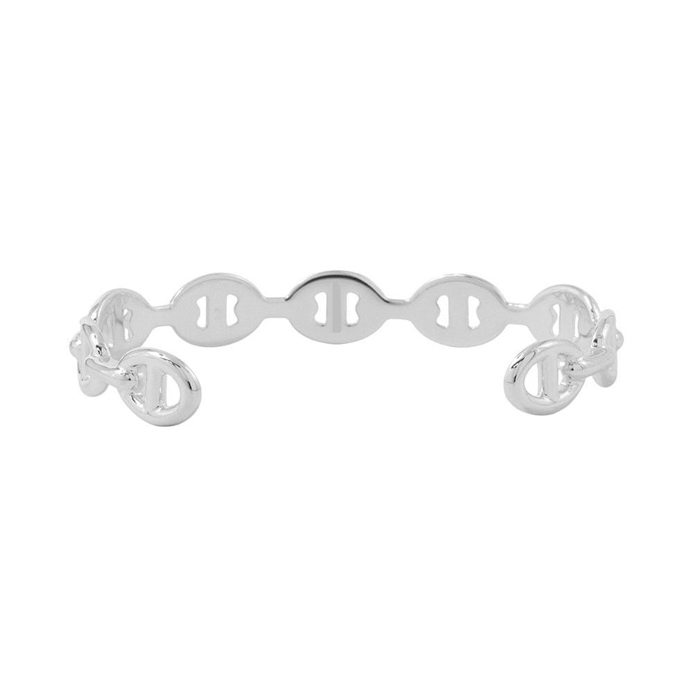 Hermes Bracelet Chaine D'ancre Bangle Silver — view 3