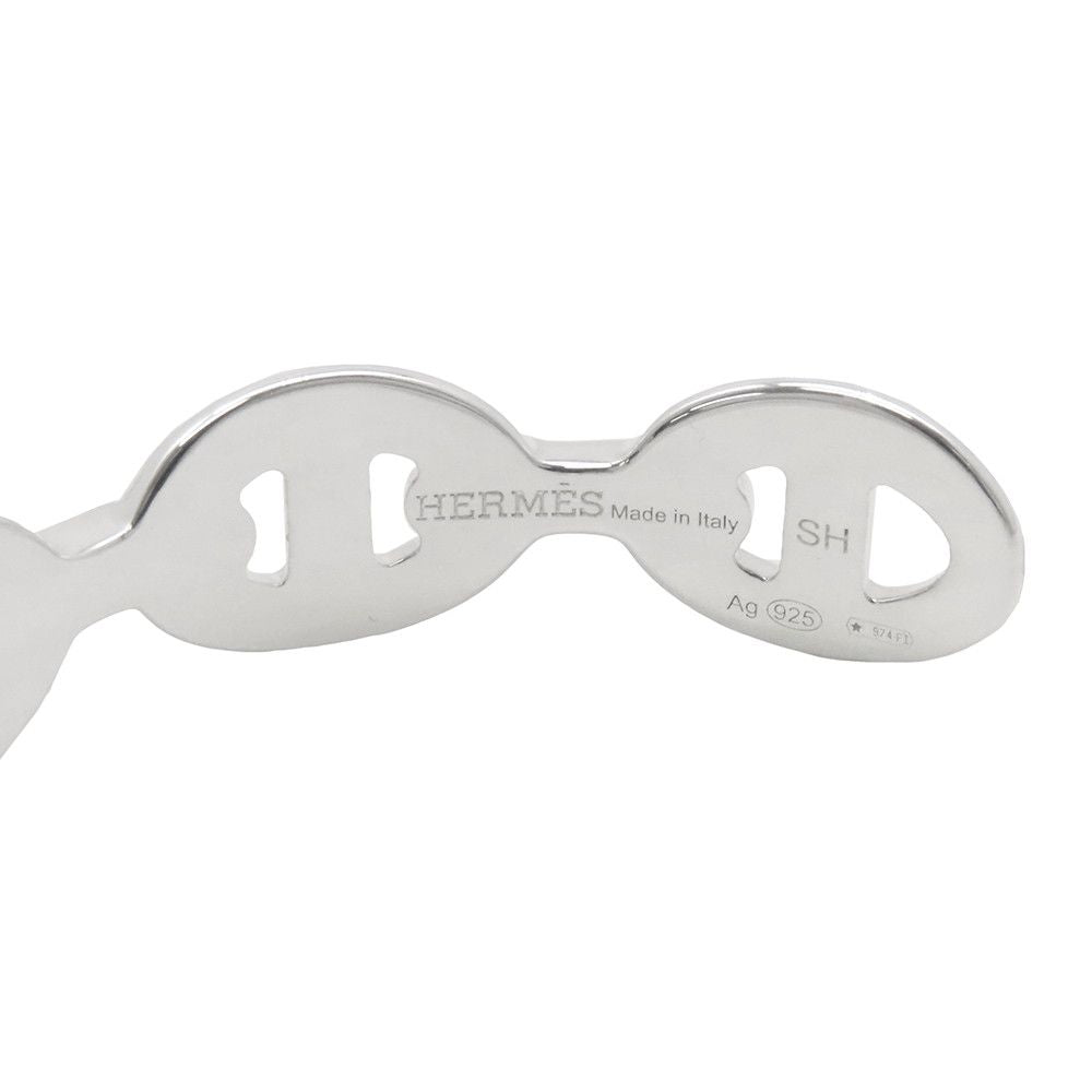 Hermes Bracelet Chaine D'ancre Bangle Silver SH — view 6