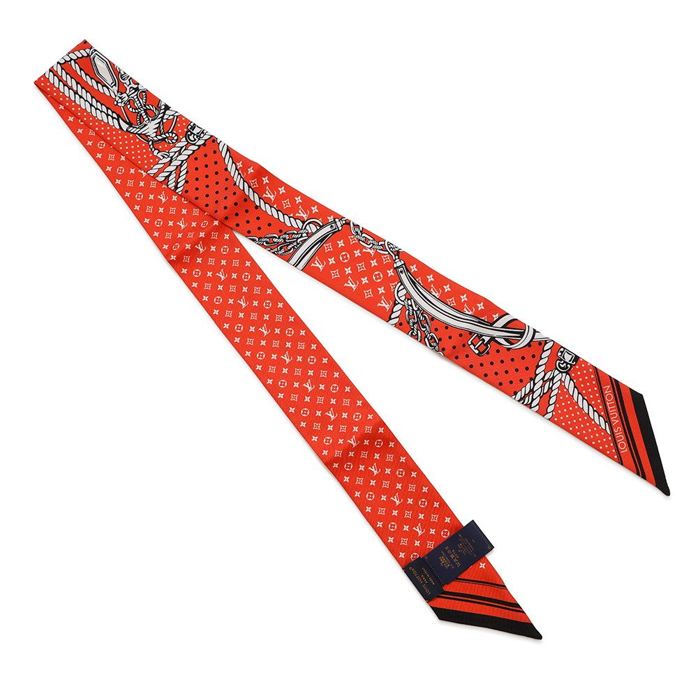 Louis Vuitton Scarf Bandeau BB Sarah Bandana Silk Vermilion — view 3