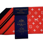 Louis Vuitton Scarf Bandeau BB Sarah Bandana Silk Vermilion — view 5