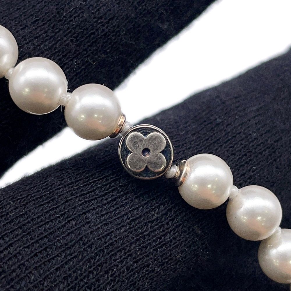 Louis Vuitton Necklace Monogram Slim Pearl Faux — view 9