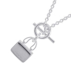 Hermes Necklace Amulet Constance Silver — view 3