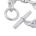 Hermes Bracelet Chaine D'ancre TGM 9 Links Silver — view 4