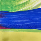 Hermes Carre 90 Smiles In Third Millenary Scarf Silk Red — view 7