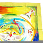 Hermes Carre 90 Smiles In Third Millenary Scarf Silk Red — view 5