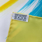 Hermes Carre 90 Smiles In Third Millenary Scarf Silk Red — view 9
