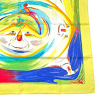 Hermes Carre 90 Smiles In Third Millenary Scarf Silk Red — view 6