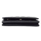 Chanel Wallet Quilted Shoulder Chain Caviar Leather — view 3