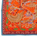 Hermes Carre 90 Scarf Silk Jean Zenobie Reine de Palmyre Queen Of Palmyra — view 5