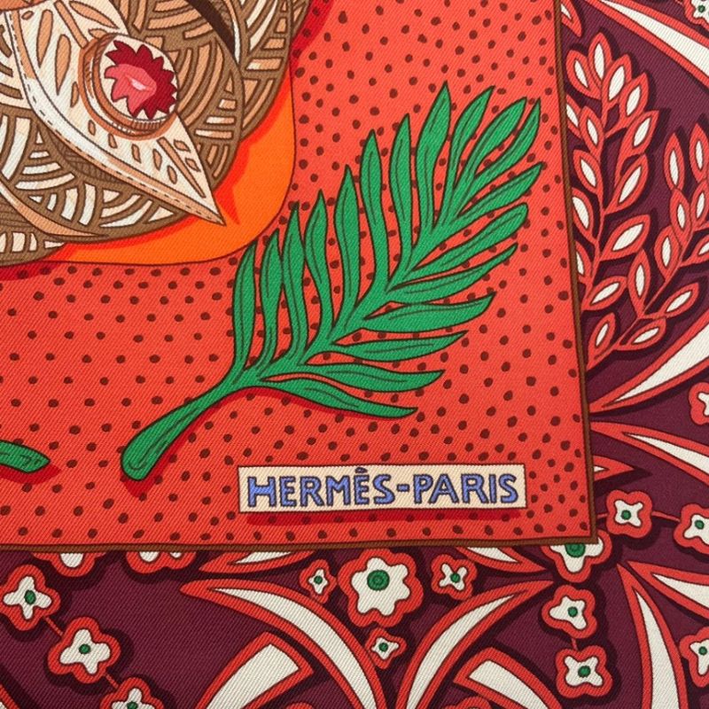 Hermes Carre 90 Scarf Silk Jean Zenobie Reine de Palmyre Queen Of Palmyra — view 7