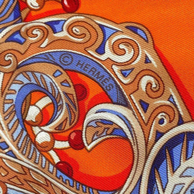 Hermes Carre 90 Scarf Silk Jean Zenobie Reine de Palmyre Queen Of Palmyra — view 8