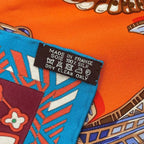 Hermes Carre 90 Scarf Silk Jean Zenobie Reine de Palmyre Queen Of Palmyra — view 9
