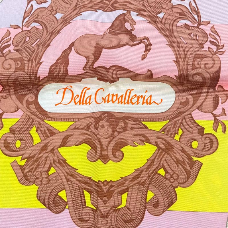 Hermes Carre 90 Silk Scarf Della Cavalleria Multicolor Box — view 7