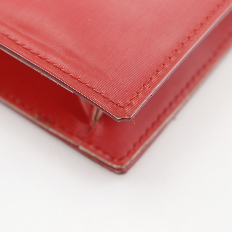 Chanel Hologram Chain Shoulder Vinyl Red Bag — view 6