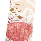 Hermes Twilly Chacun Fait Son Nid Each Nest Building White Multicolor Silk — view 3