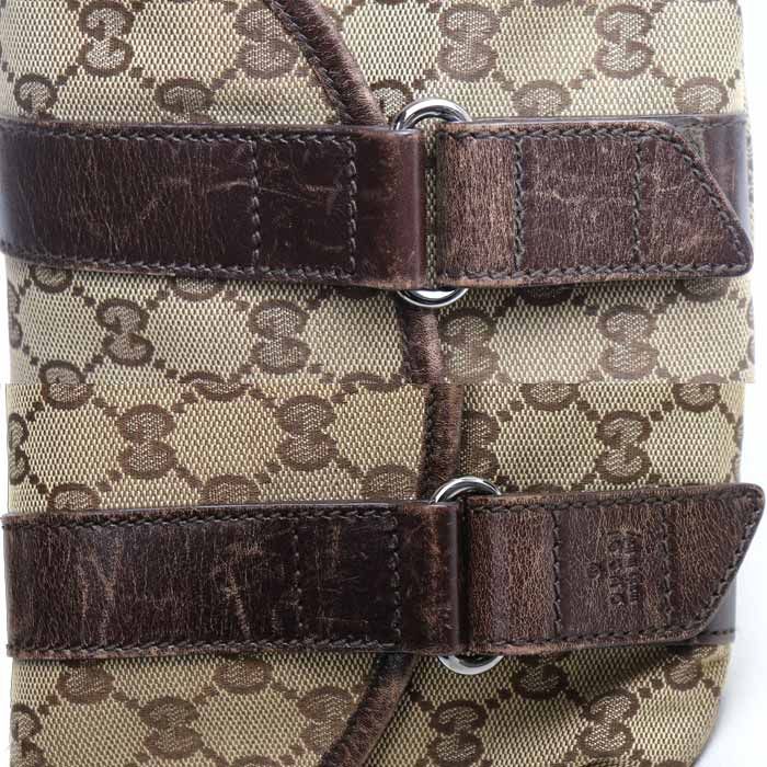 Gucci GG Canvas Waist Bag Body Beige Brown — view 8