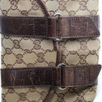 Gucci GG Canvas Waist Bag Body Beige Brown — view 8