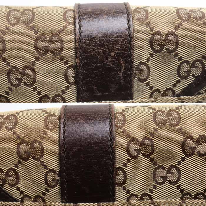 Gucci GG Canvas Waist Bag Body Beige Brown — view 6