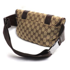 Gucci GG Canvas Waist Bag Body Beige Brown — view 3