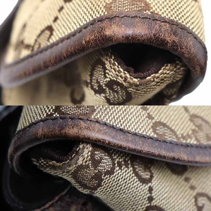 Gucci GG Canvas Waist Bag Body Beige Brown — view 7
