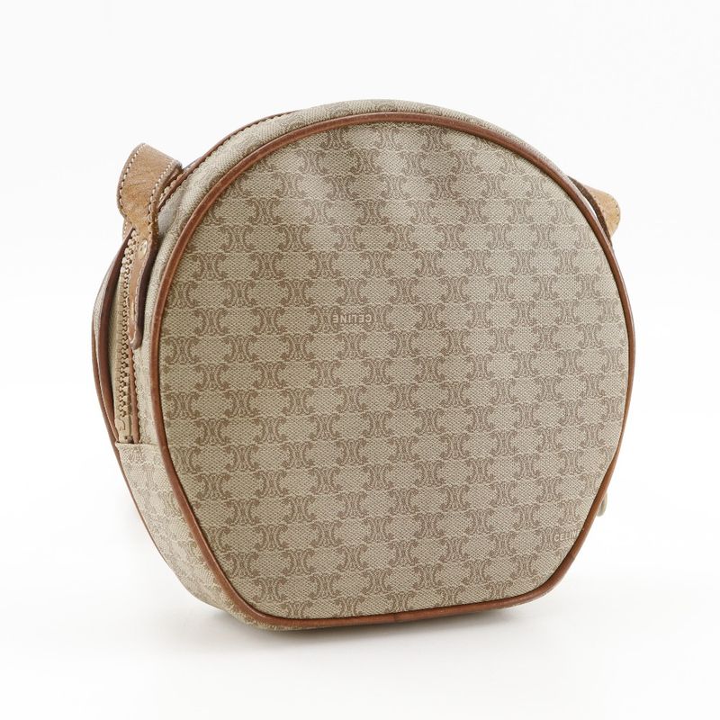 Celine Macadam Vintage Beige Shoulder Bag — view 4