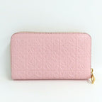 Loewe Medium Zip Around Wallet 107.55 P31 Anagram Pink Calfskin — view 2
