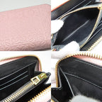 Loewe Medium Zip Around Wallet 107.55 P31 Anagram Pink Calfskin — view 7