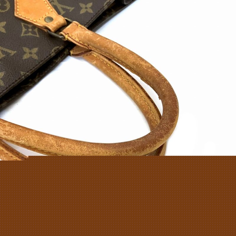 Louis Vuitton Sac Plat Monogram Tote Bag Canvas — view 9