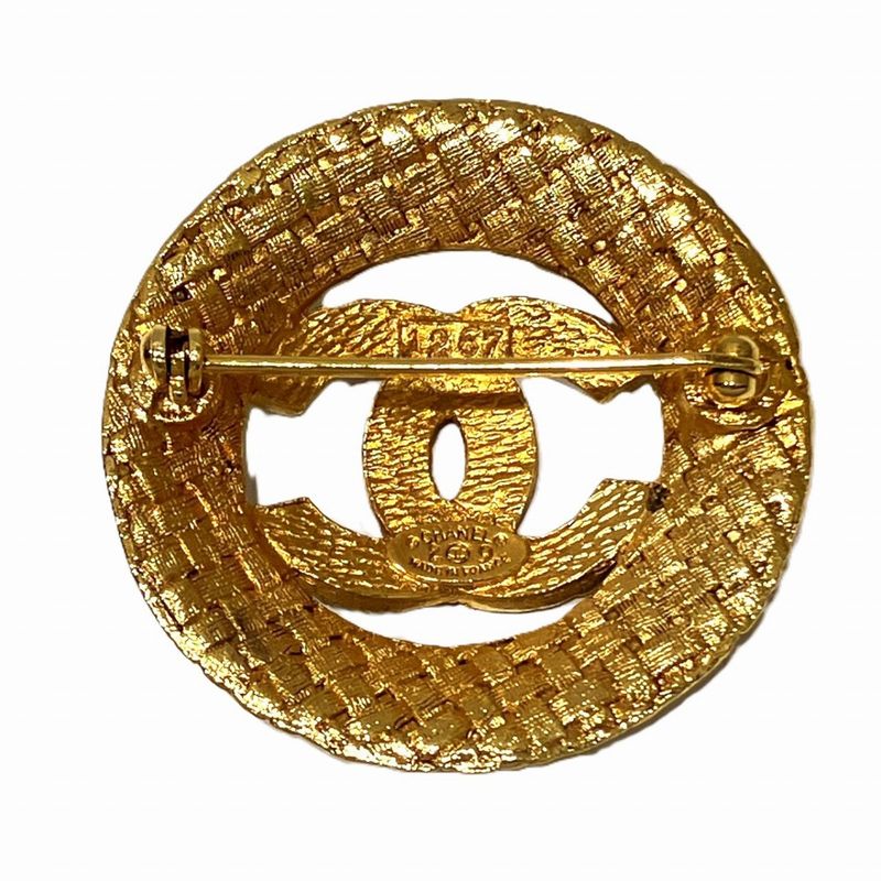 Chanel Vintage Brooch Accessories Total Weight 17 g GP — view 5