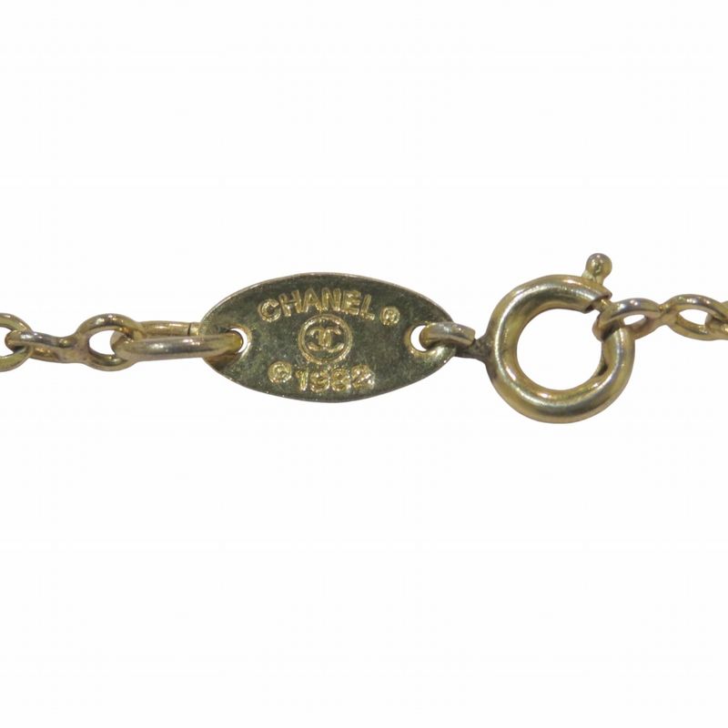 Chanel Coco Mark Necklace Accessories Total Weight 7.2 g 42 cm — view 6