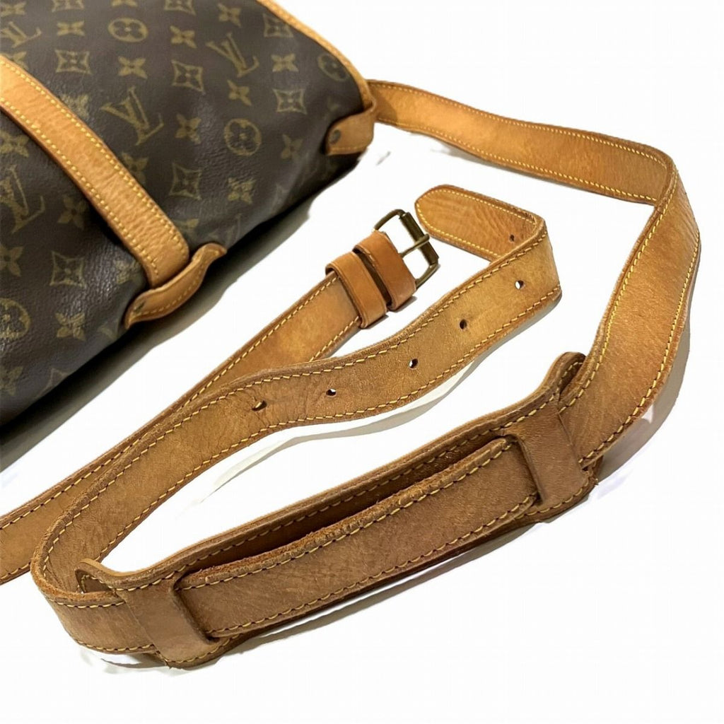 Louis Vuitton Saumur 35 Monogram Shoulder Bag Canvas — view 2