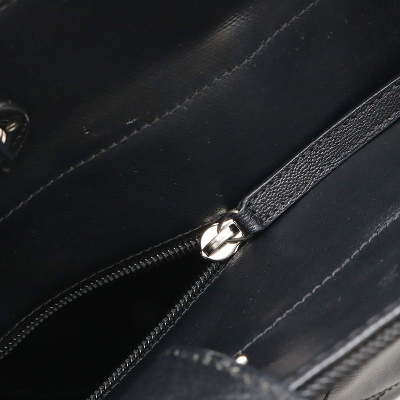 Chanel Paris Biarritz Tote PM Bag Leather Black — view 6