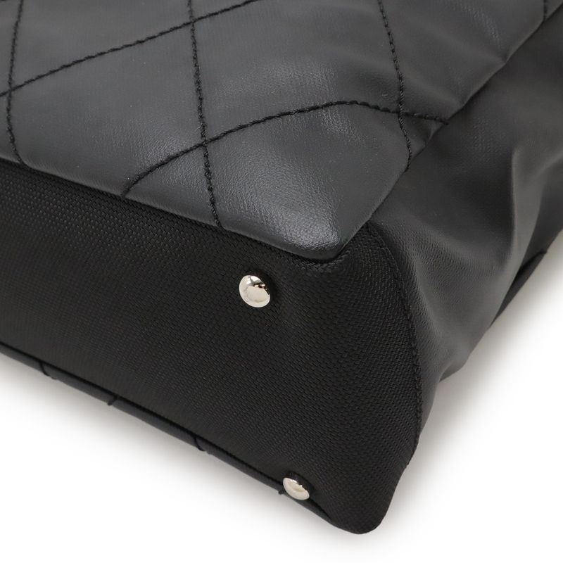 Chanel Paris Biarritz Tote PM Bag Leather Black — view 4