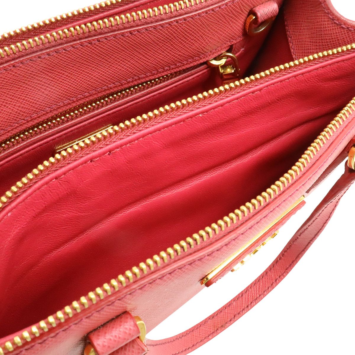 Prada Galleria Triangle Logo Handbag Mini Bag 2-Way Shoulder Crossbody — view 2
