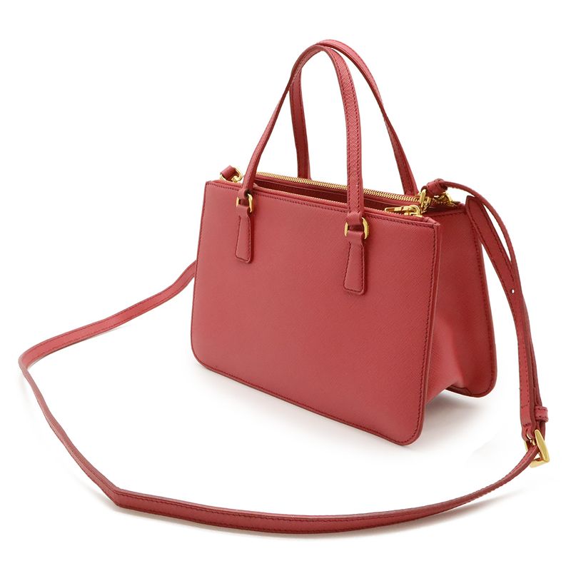 Prada Galleria Triangle Logo Handbag Mini Bag 2-Way Shoulder Crossbody — view 4