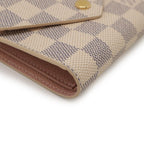 Louis Vuitton Damier Azur Portefeuille Victorine Trifold Wallet — view 3